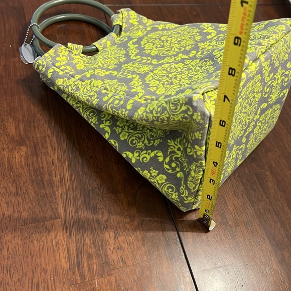 Fit and Fresh lunch bag/cooler, lime Green and gray - Picture 9 of 9